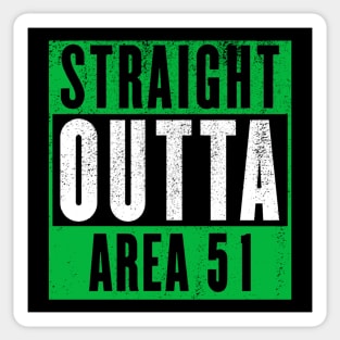 Funny Storm Area 51 Shirt Straight Outta Area 51 Sticker